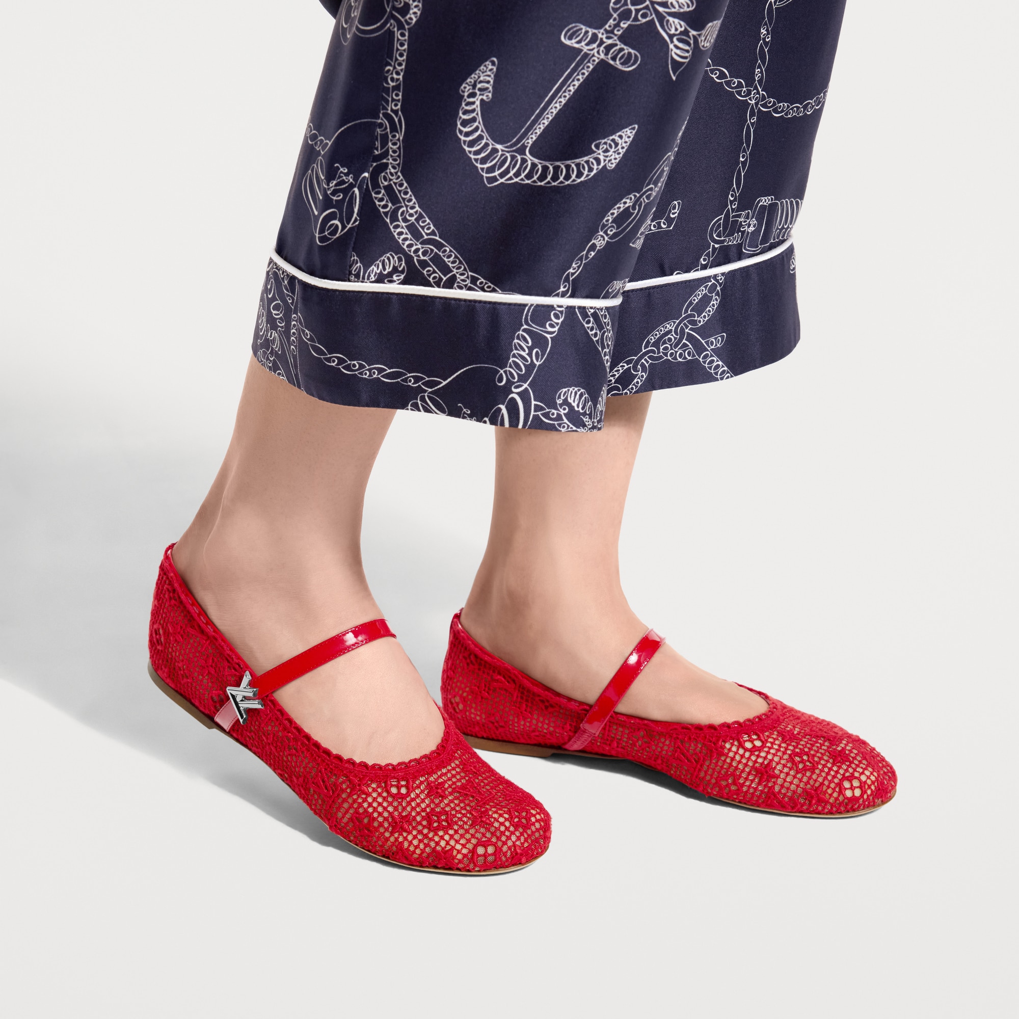 バレエシューズ LOUIS VUITTON  Frontpier flat ballerina Romy Flat Ballerina - Women - Shoes | LOUIS VUITTON ®